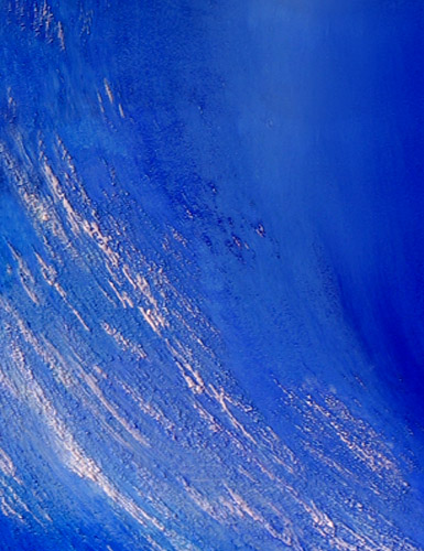  *BLUE WAVE* peinture contemporaine abstraite, 80 cm x 60 cm 